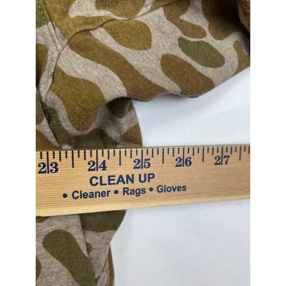 Alaskan Hardgear Mens Size 2XL Olive/Tan Camo Print Standard Fit Long Sleeve Tee - Picture 5 of 6